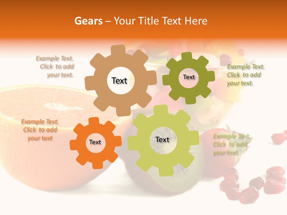 Fresh Sweet Vegetarian PowerPoint Template