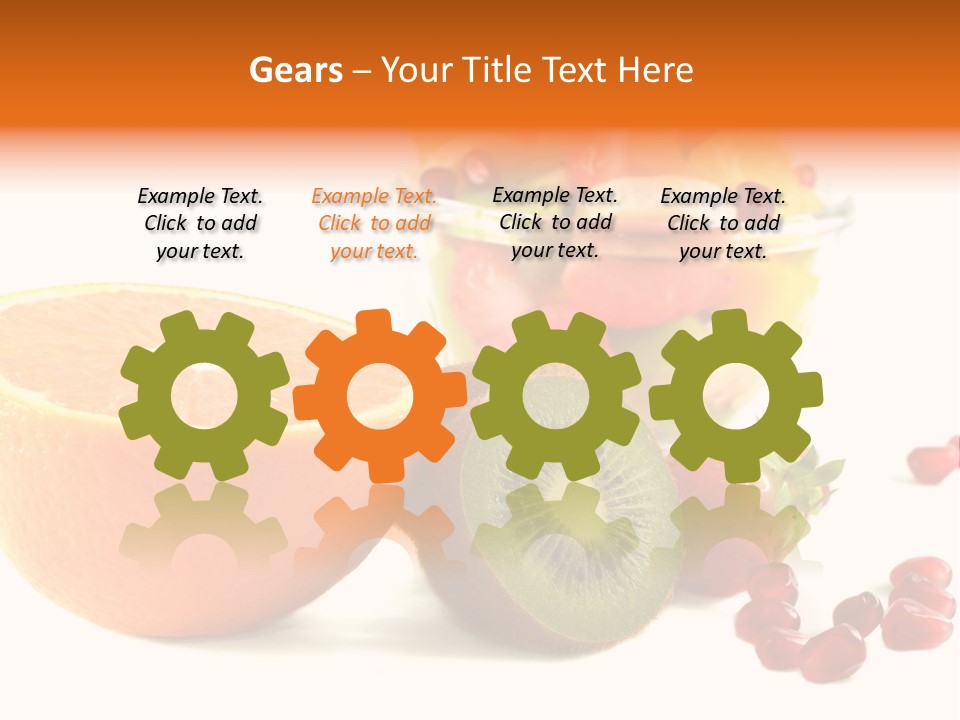 Fresh Sweet Vegetarian PowerPoint Template