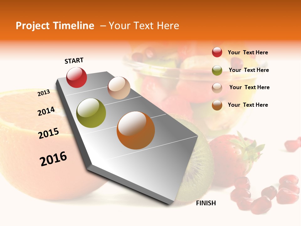 Fresh Sweet Vegetarian PowerPoint Template