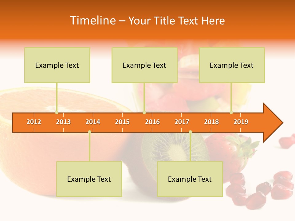 Fresh Sweet Vegetarian PowerPoint Template