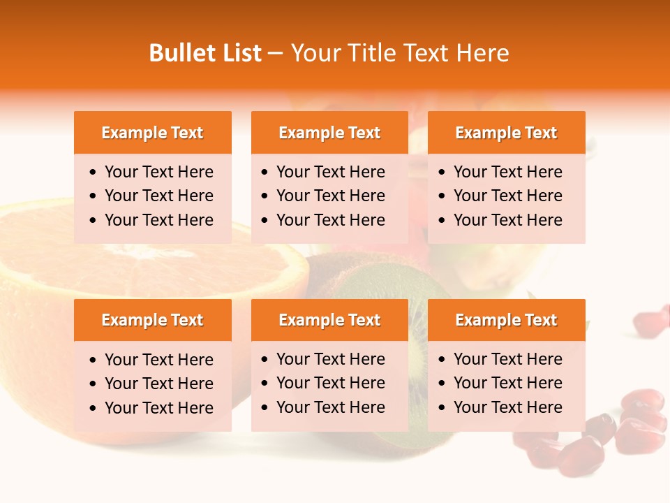 Fresh Sweet Vegetarian PowerPoint Template