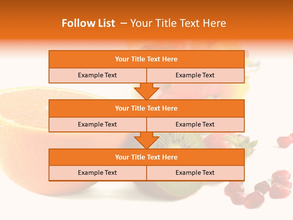 Fresh Sweet Vegetarian PowerPoint Template