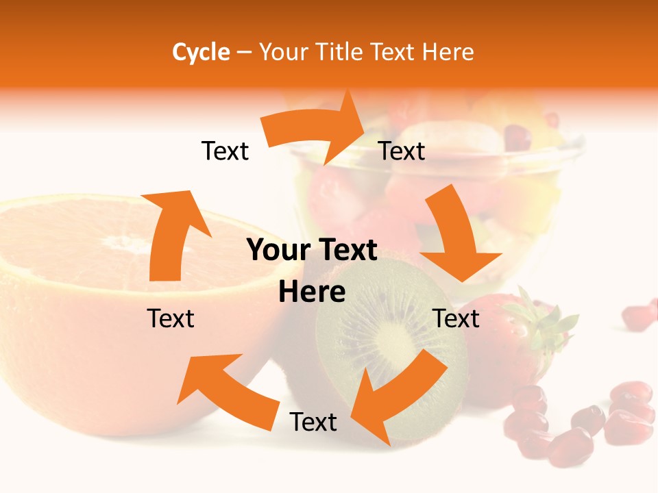 Fresh Sweet Vegetarian PowerPoint Template