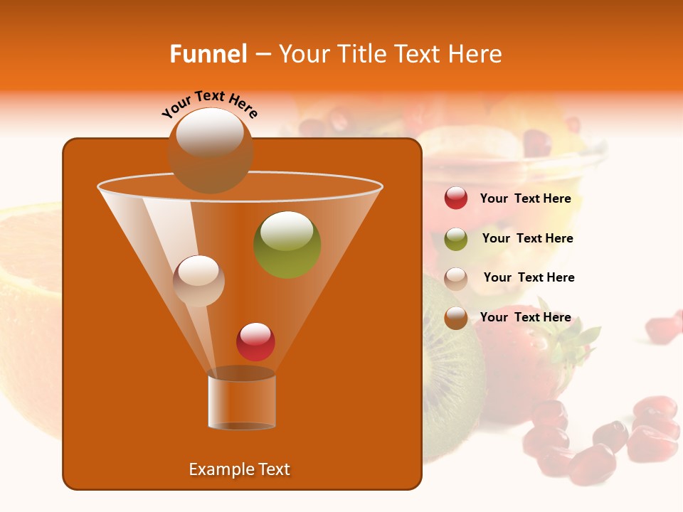 Fresh Sweet Vegetarian PowerPoint Template