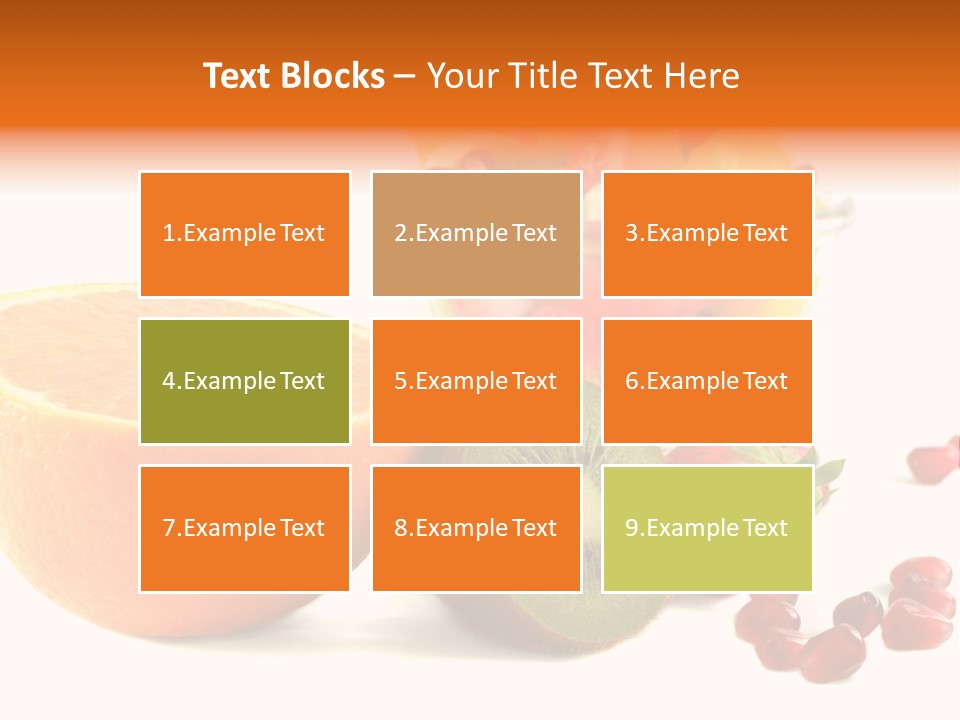 Fresh Sweet Vegetarian PowerPoint Template