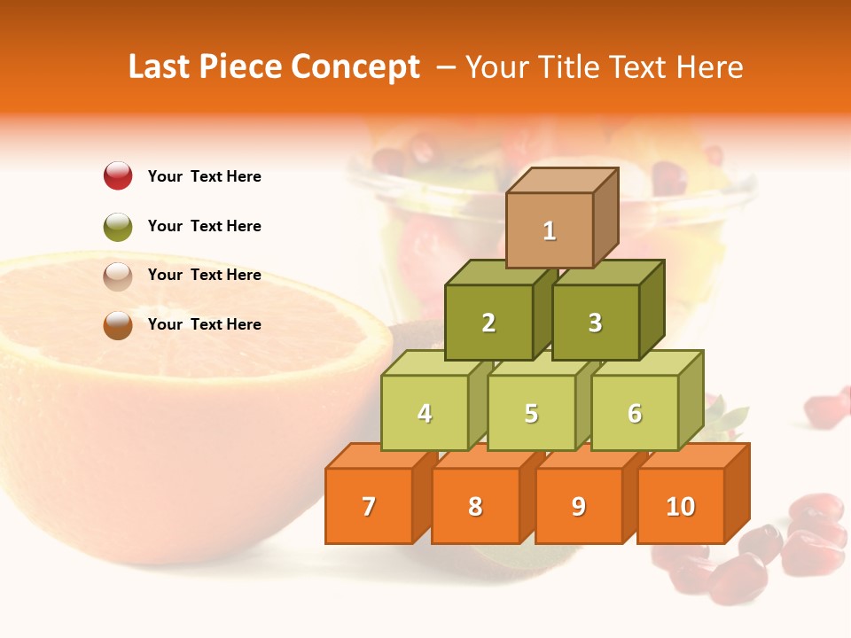 Fresh Sweet Vegetarian PowerPoint Template