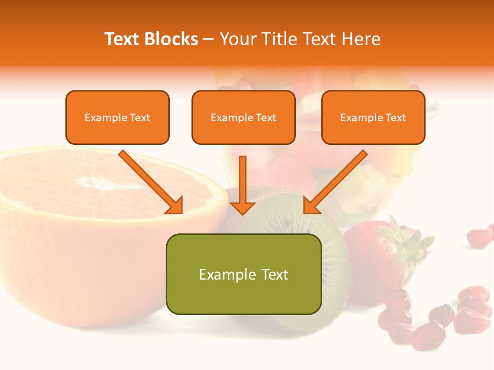 Fresh Sweet Vegetarian PowerPoint Template