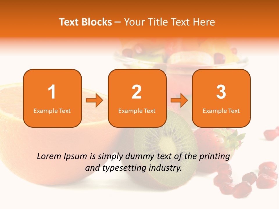 Fresh Sweet Vegetarian PowerPoint Template