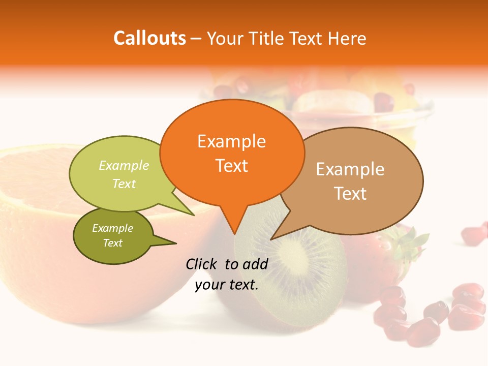 Fresh Sweet Vegetarian PowerPoint Template