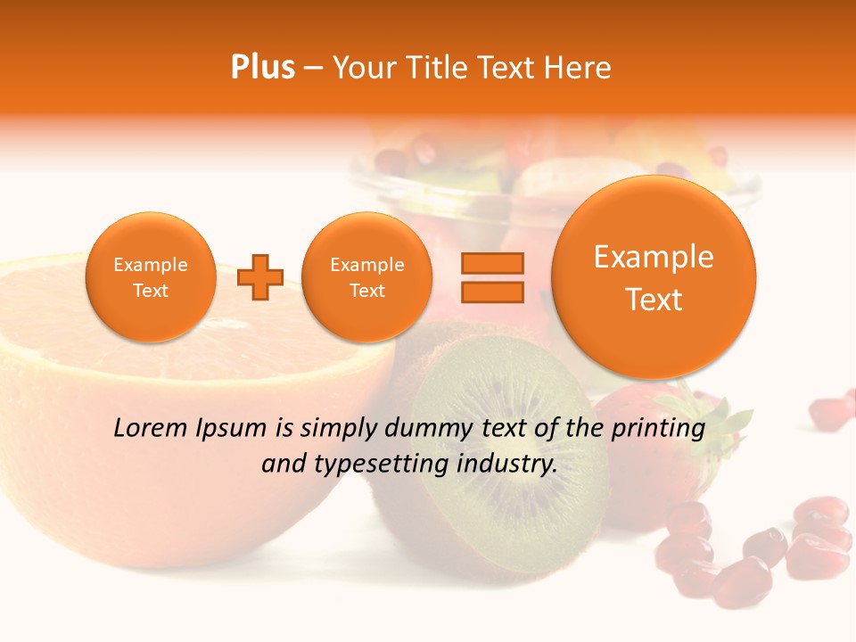 Fresh Sweet Vegetarian PowerPoint Template