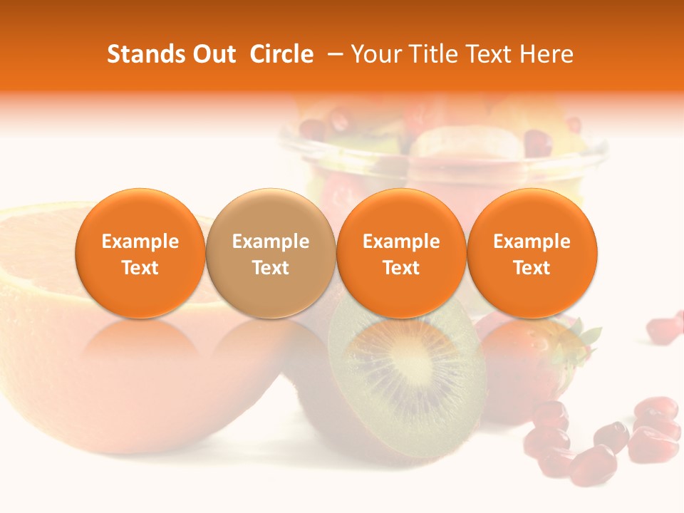 Fresh Sweet Vegetarian PowerPoint Template