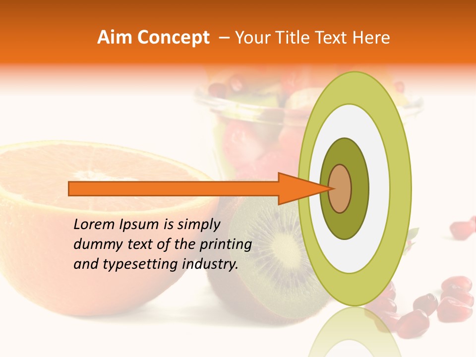 Fresh Sweet Vegetarian PowerPoint Template