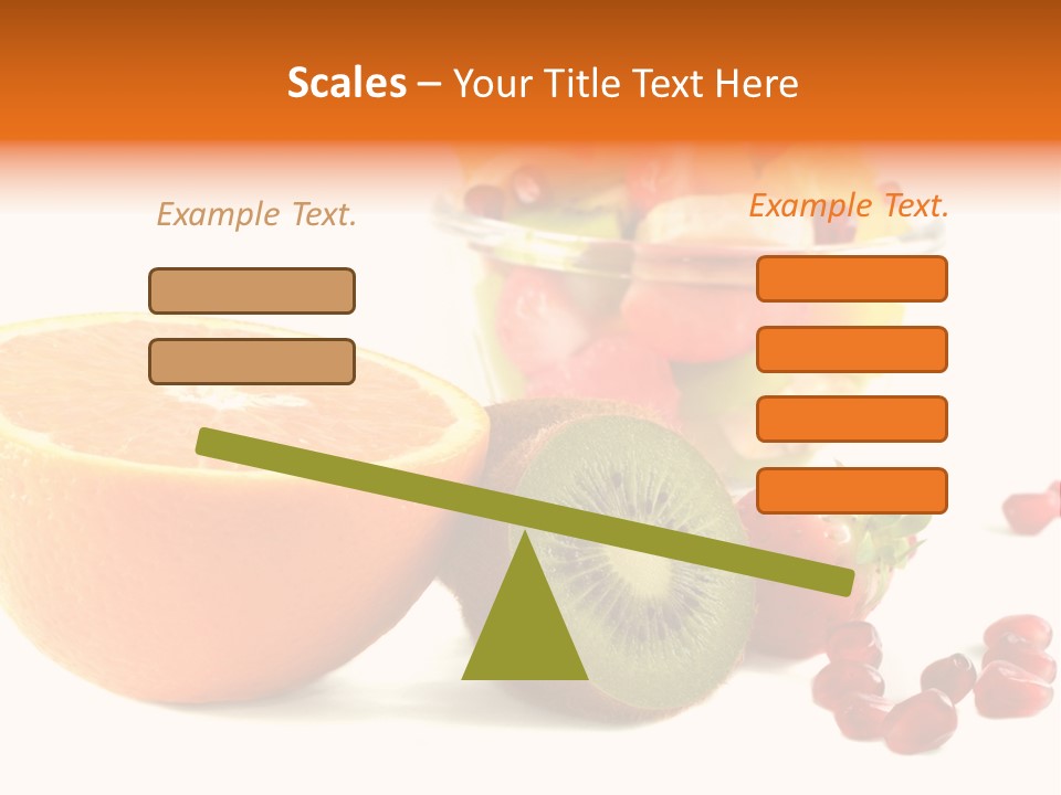 Fresh Sweet Vegetarian PowerPoint Template