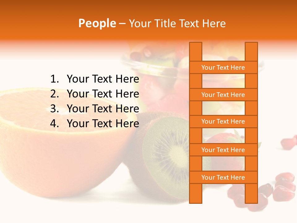 Fresh Sweet Vegetarian PowerPoint Template