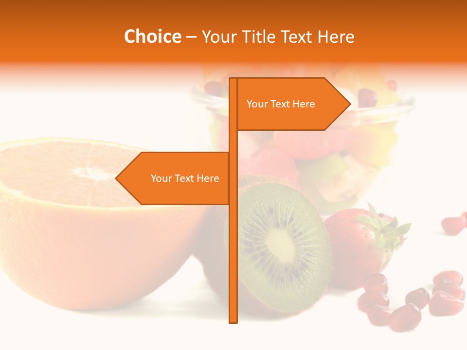 Fresh Sweet Vegetarian PowerPoint Template