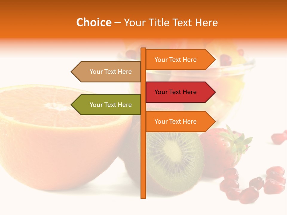 Fresh Sweet Vegetarian PowerPoint Template