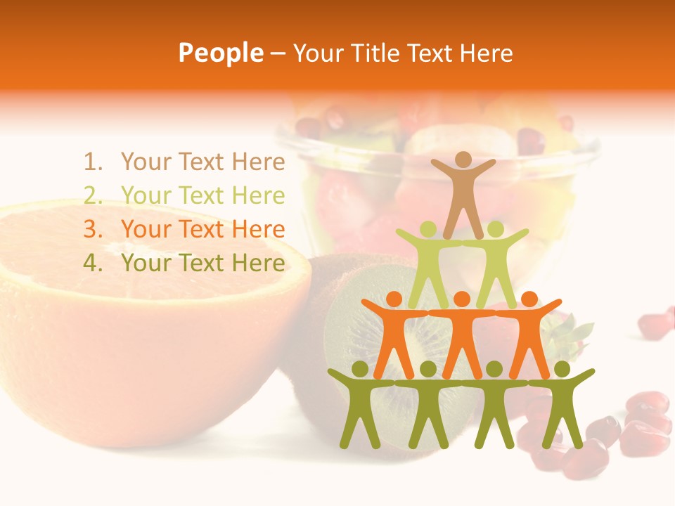 Fresh Sweet Vegetarian PowerPoint Template