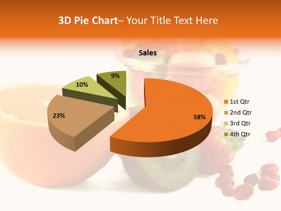 Fresh Sweet Vegetarian PowerPoint Template