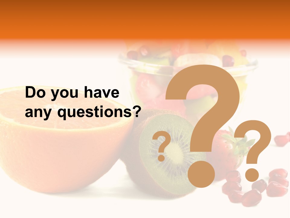 Fresh Sweet Vegetarian PowerPoint Template