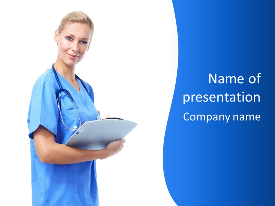 Student Education Worker PowerPoint Template