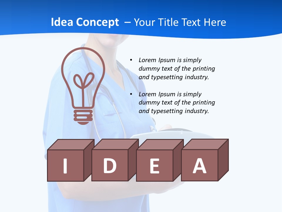 Student Education Worker PowerPoint Template