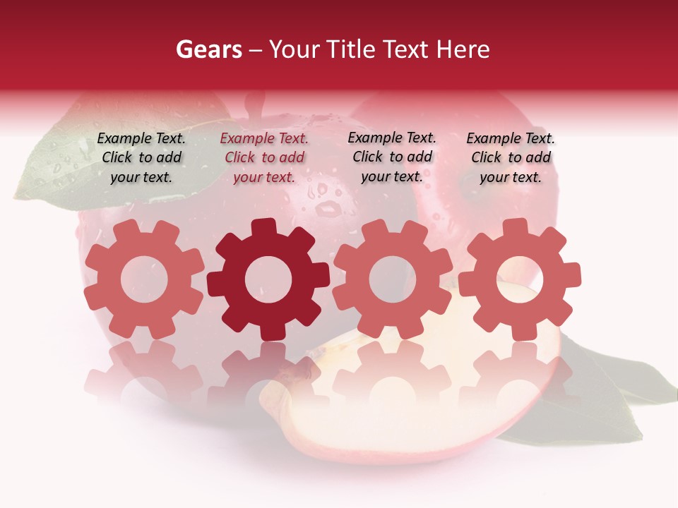 Juice Background White PowerPoint Template