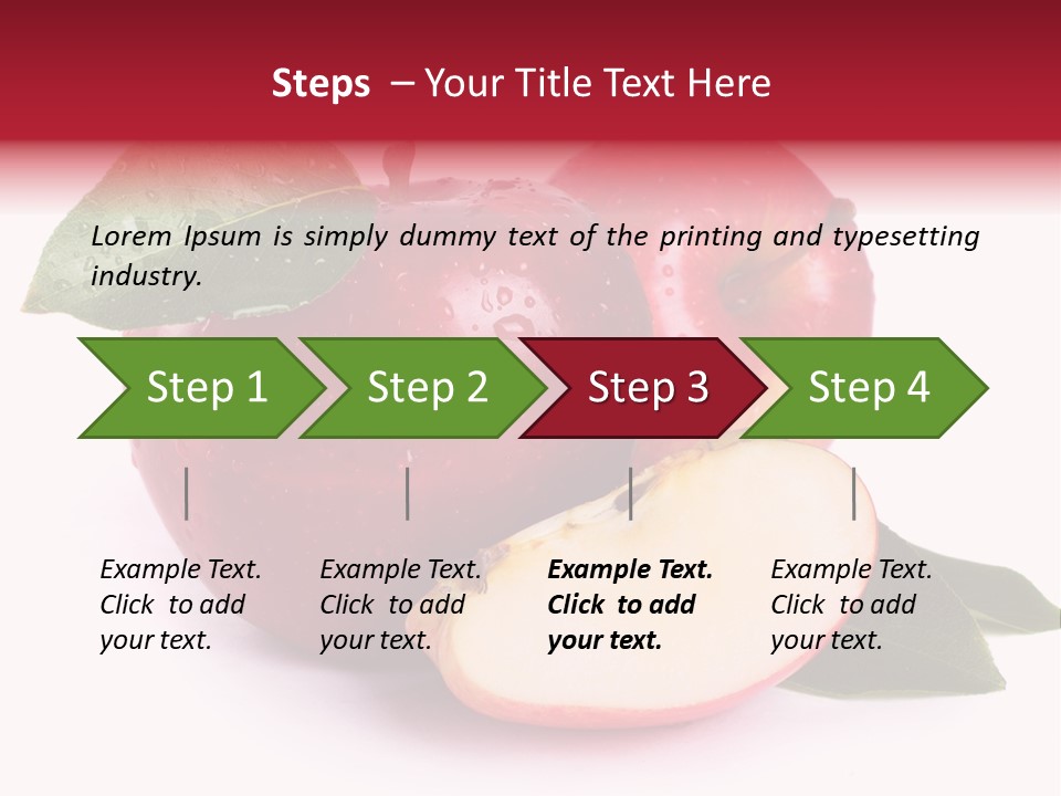 Juice Background White PowerPoint Template