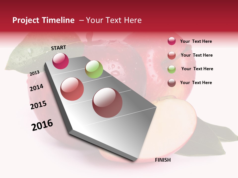 Juice Background White PowerPoint Template