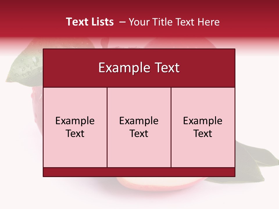 Juice Background White PowerPoint Template