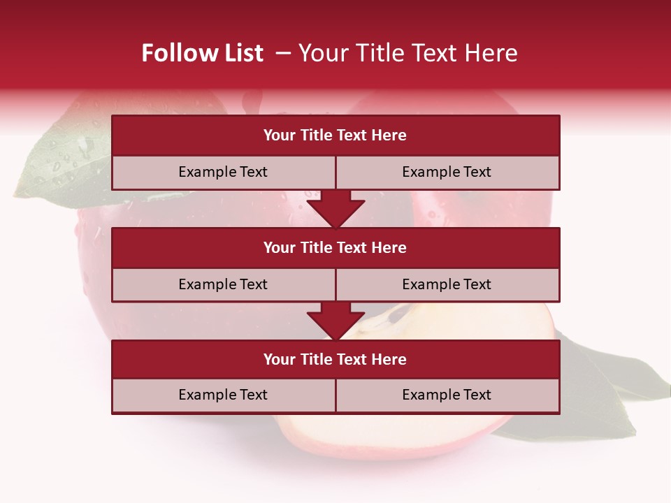 Juice Background White PowerPoint Template