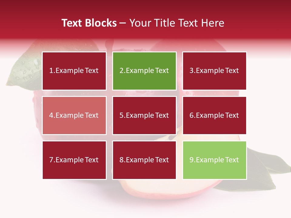 Juice Background White PowerPoint Template