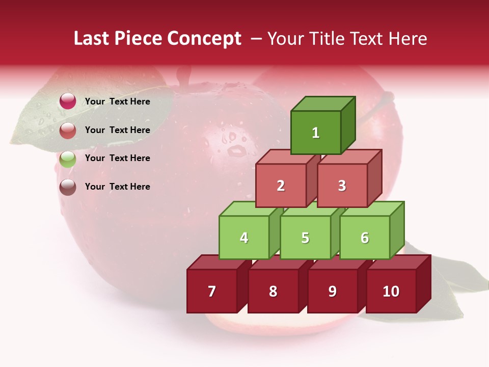 Juice Background White PowerPoint Template