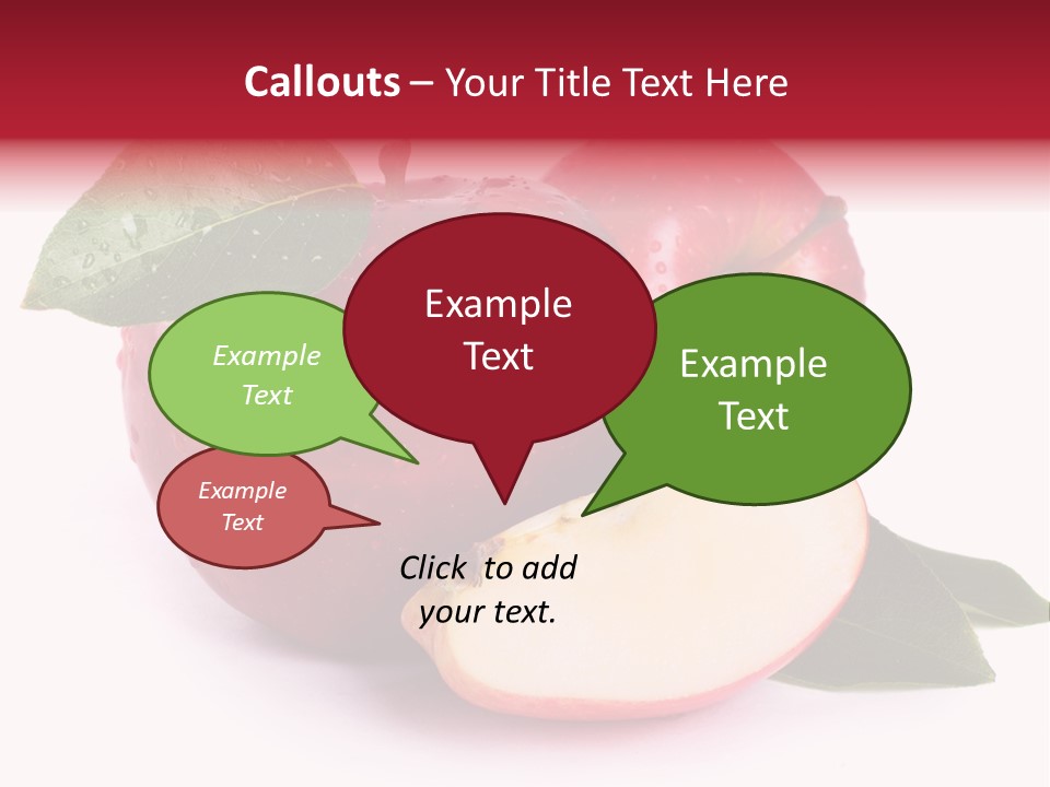 Juice Background White PowerPoint Template