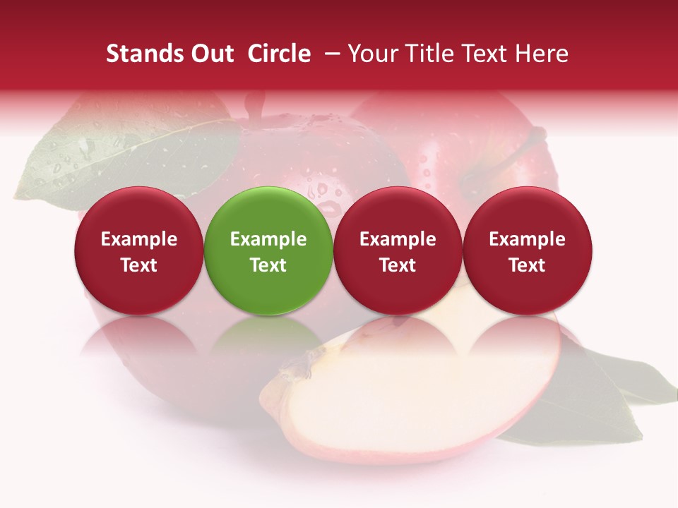 Juice Background White PowerPoint Template