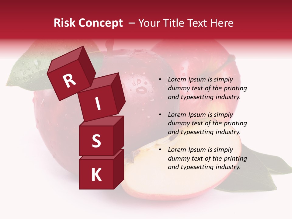 Juice Background White PowerPoint Template