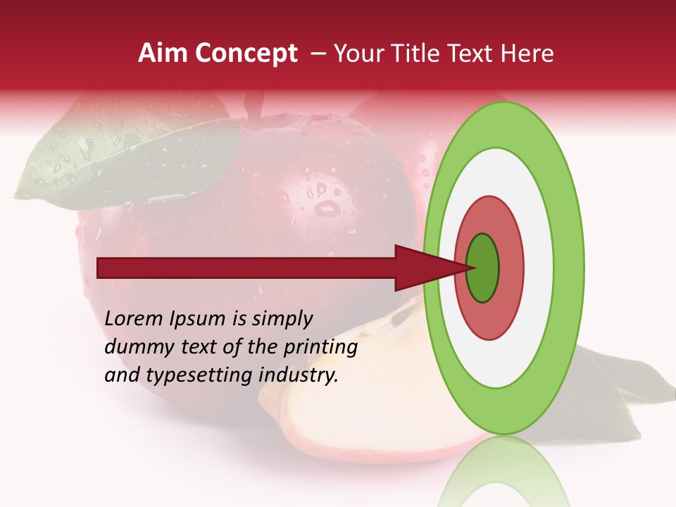 Juice Background White PowerPoint Template