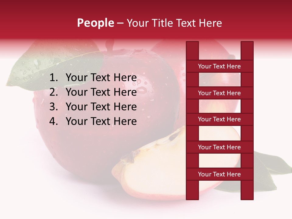 Juice Background White PowerPoint Template