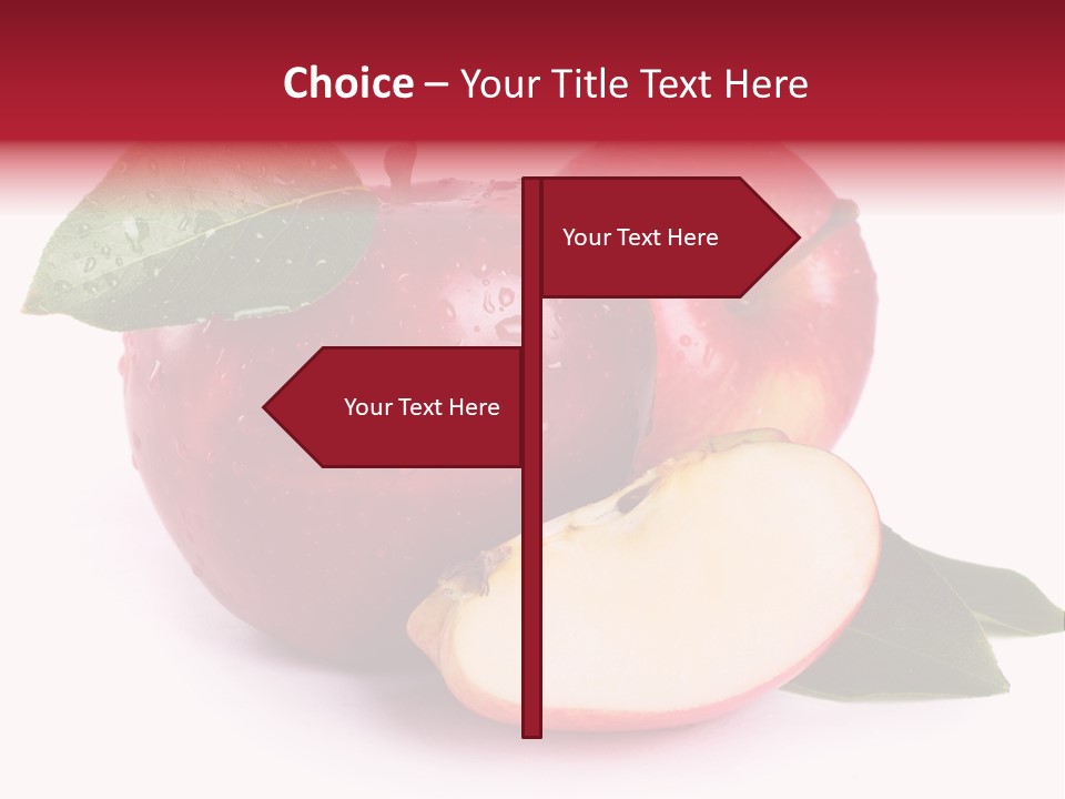 Juice Background White PowerPoint Template