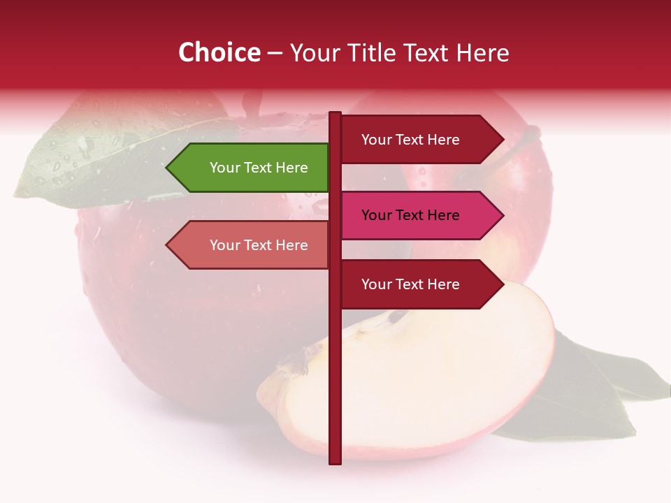 Juice Background White PowerPoint Template