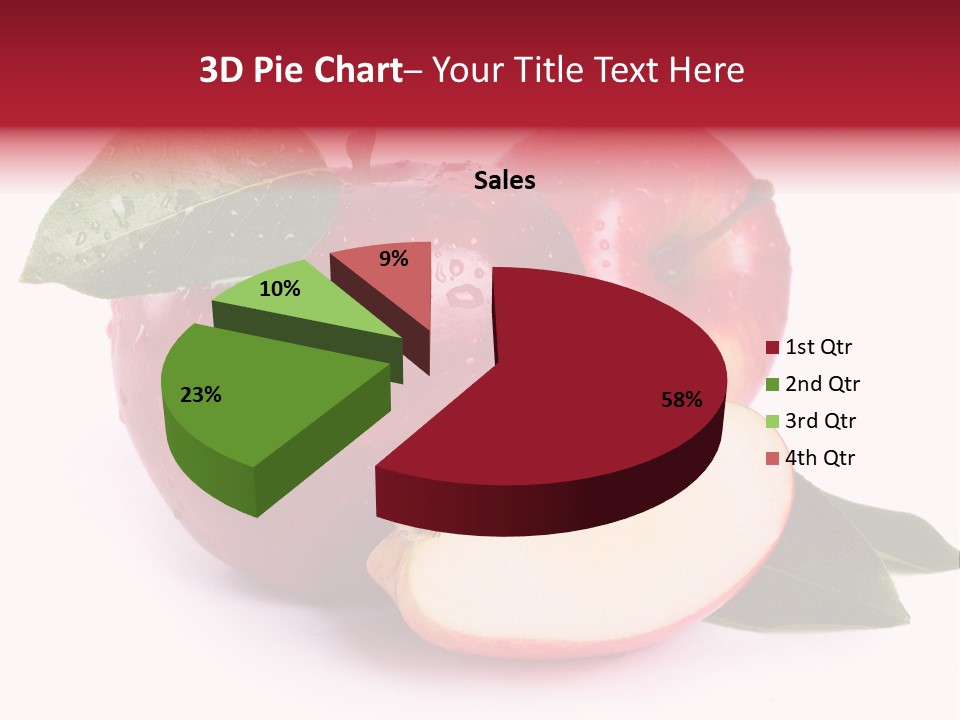 Juice Background White PowerPoint Template