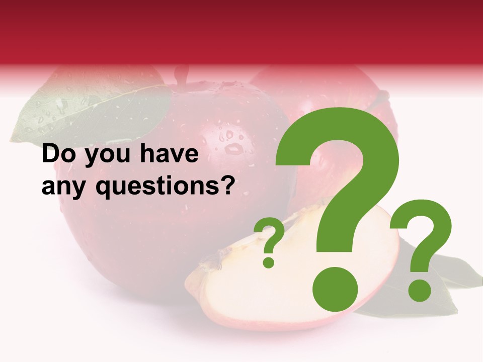 Juice Background White PowerPoint Template