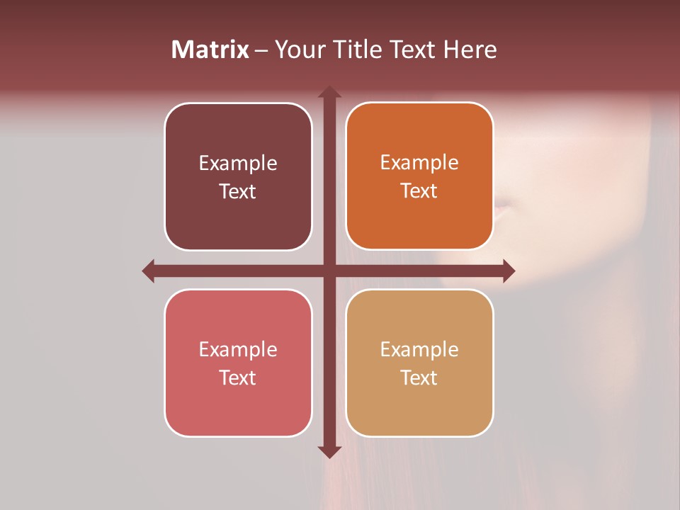 Woman Border Girl PowerPoint Template