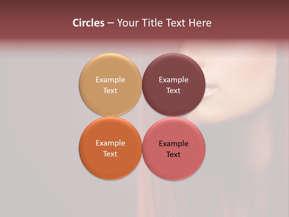 Woman Border Girl PowerPoint Template