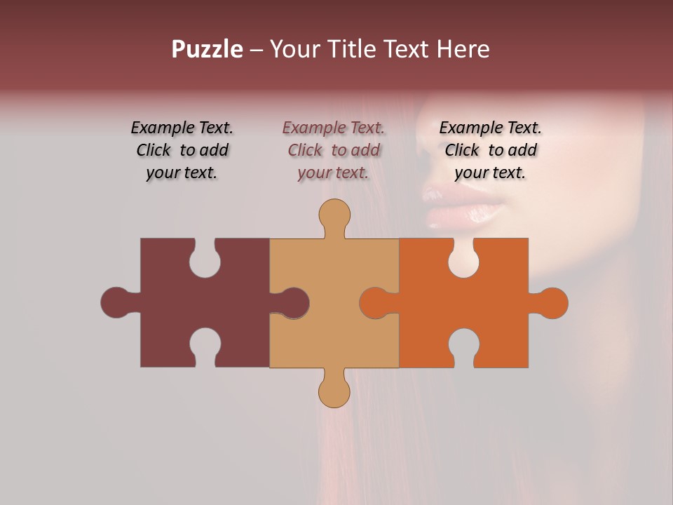 Woman Border Girl PowerPoint Template