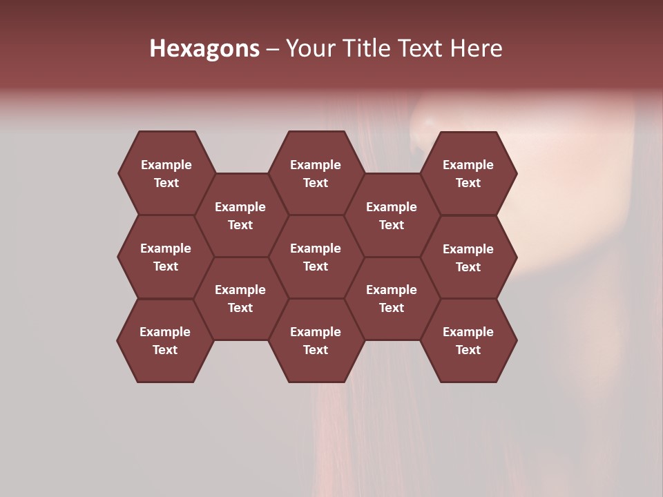 Woman Border Girl PowerPoint Template