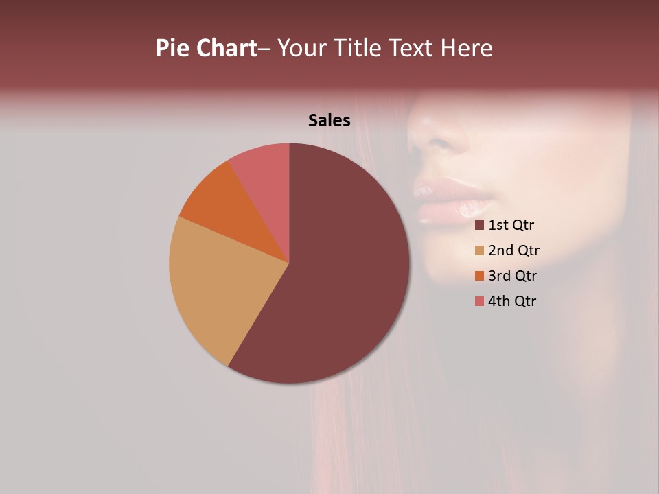 Woman Border Girl PowerPoint Template