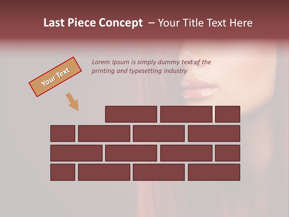 Woman Border Girl PowerPoint Template