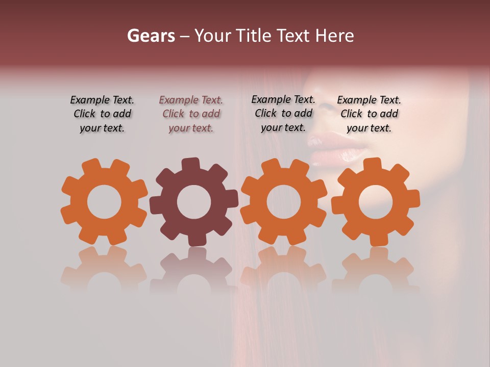 Woman Border Girl PowerPoint Template