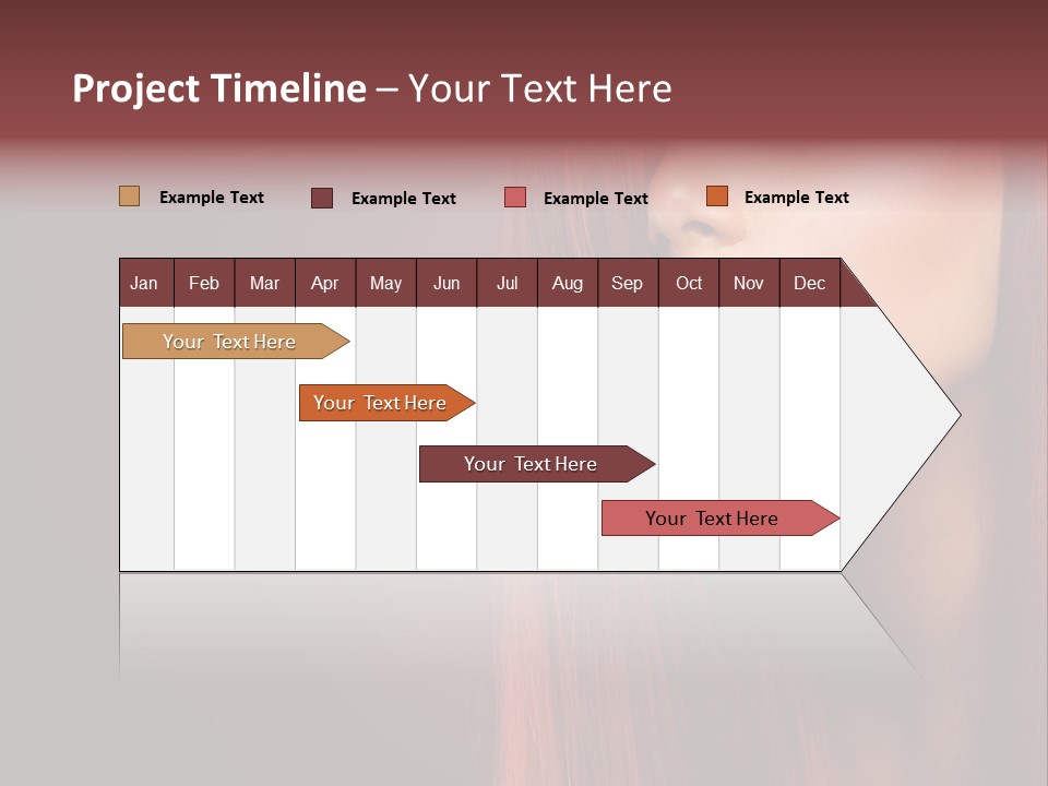 Woman Border Girl PowerPoint Template