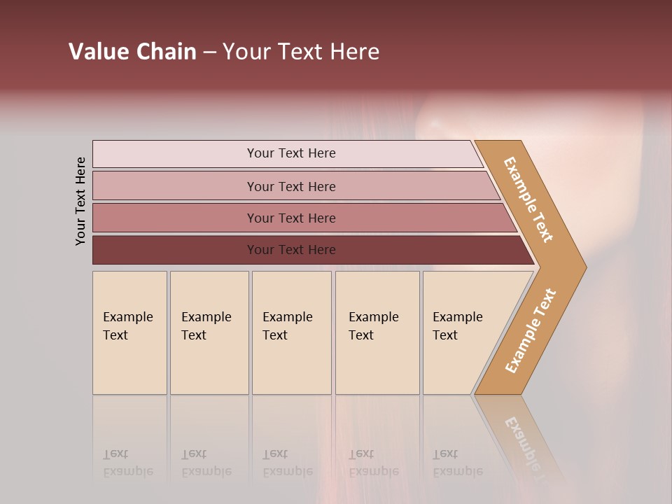 Woman Border Girl PowerPoint Template